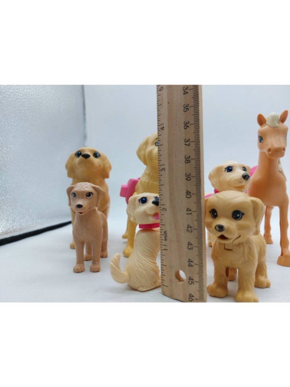 Barbie Pets 6 Dogs 1 Horse Lot Of 7 Various Sizes Years READ - Picture 5 of 10